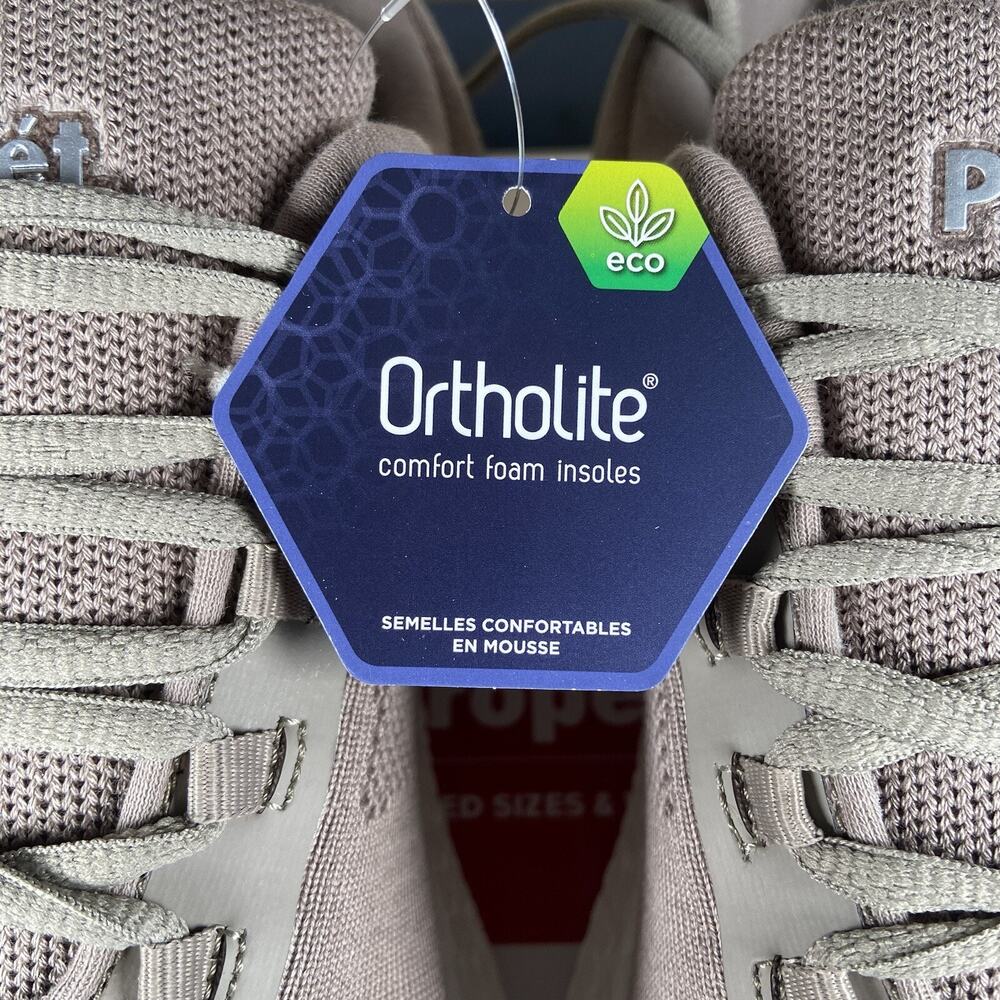 Propet B10 Usher Taupe Brown Ortholite Athletic Shoes Women Size 14 NIB - Picture 6 of 8